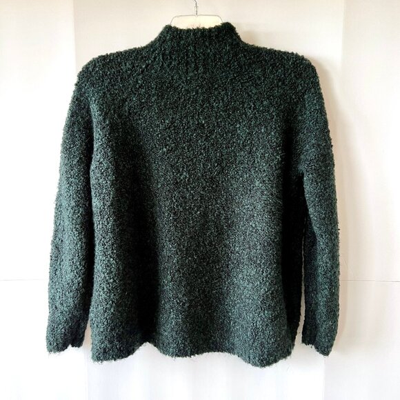 Ann Taylor Loft Forest Green Chunky Knit Sweater, Size M, Petite, Excellent! - Picture 8 of 13